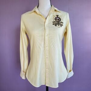 Ralph Lauren Yellow Button Down Shirt